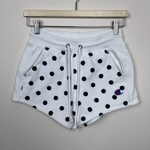 Champion Shorts Womens Extra Small Reverse Weave Polka Dot Activewear Athletic